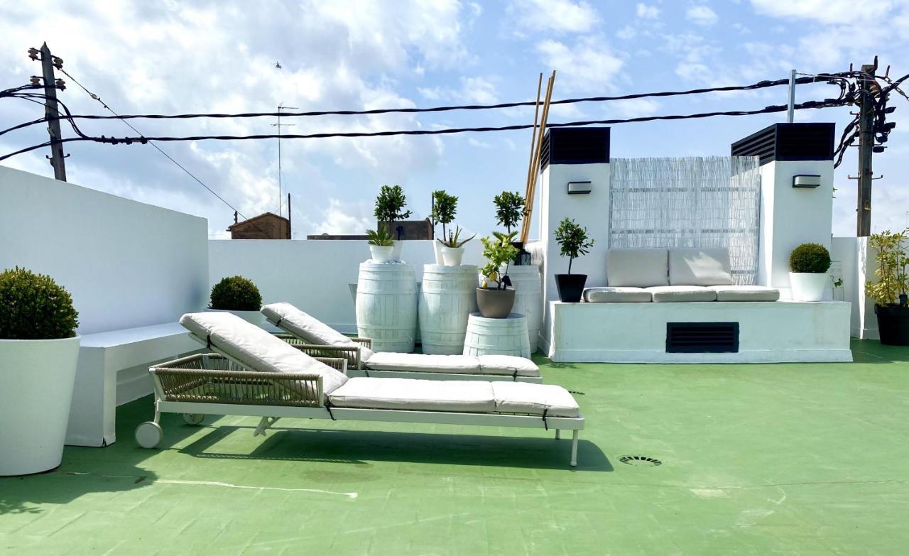 Apartamento 2 Hab En Malvarrosa A Metros De La Playa, Con Terraza Y Zonas Comun 3D Valencia Exterior photo