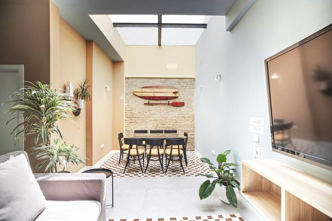 Apartamento 2 Hab En Malvarrosa A Metros De La Playa, Con Terraza Y Zonas Comun 3D Valencia Exterior photo